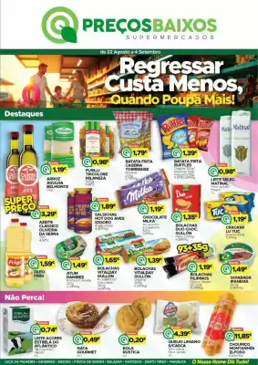Folheto Supermercados Preços Baixos (válido até 4-09)