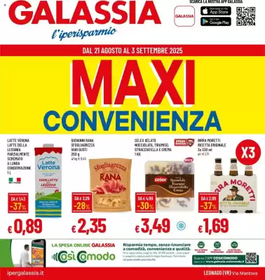 Volantino Galassia