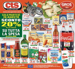 Volantino CTS Supermercati settimana 34 Pagina 1
