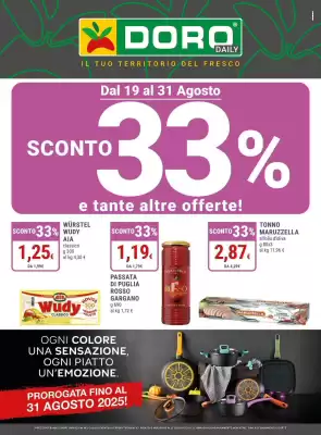 Volantino Doro Supermercati (valido fino al 31-08)