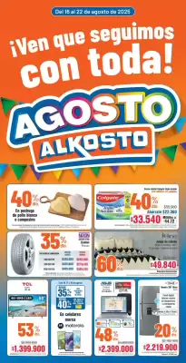 Catálogo Alkosto (válido hasta 22-08)