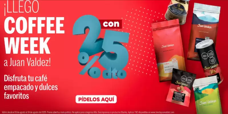 Catálogo Juan Valdez Café (válido hasta 24-08)