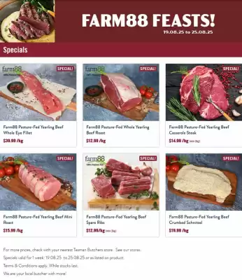 Tasman Butchers catalogue (valid until 25-08)