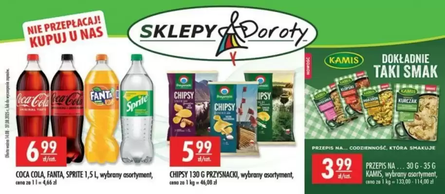 Sklepy Doroty gazetka (ważność do 27-08)