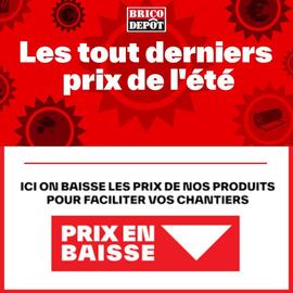 Catalogue Brico Dépôt semaine 34 page 1