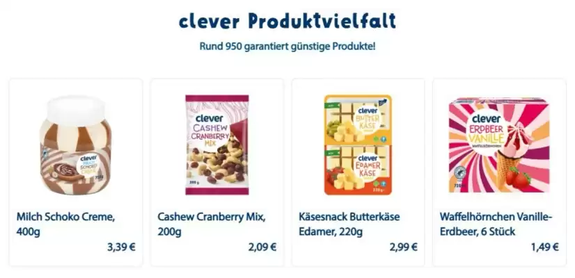 Clever Flugblatt (gültig bis 1-09)