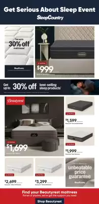 Sleep Country flyer