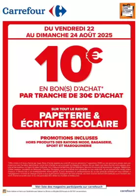 Catalogue Carrefour (valable jusqu'au 24-08)