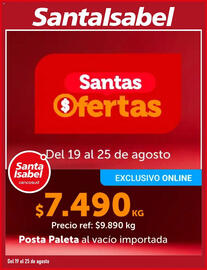 Catálogo Santa Isabel semana 34 Página 1
