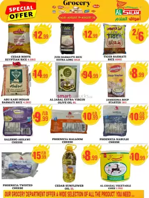 Al-Salam Supermarket flyer (valid until 27-08)