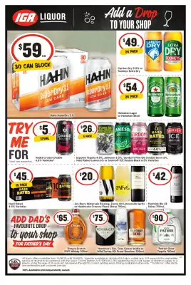 IGA Liquor catalogue (valid until 26-08)