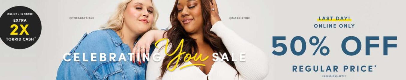 Torrid flyer Page 1