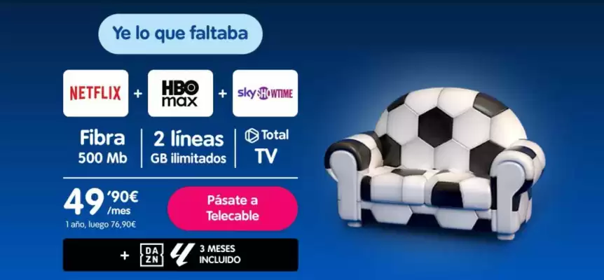 Folleto Telecable (válido hasta el 31-08)