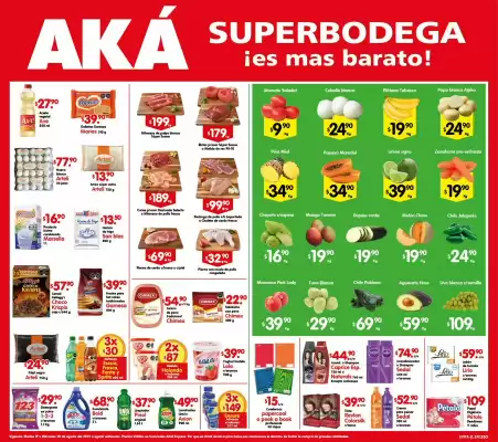 Catálogo AKÁ Superbodega (válido hasta 20-08)