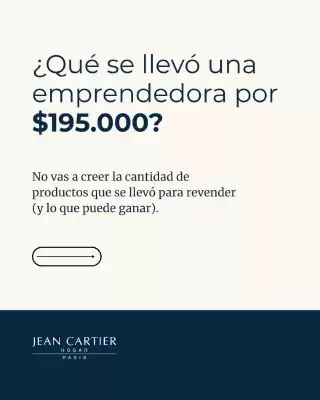 Catálogo Jean Cartier (válido hasta 31-08)