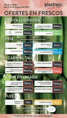 Folleto Plusfresc (válido hasta el 25-08)