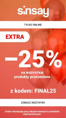 Sinsay gazetka (ważność do 1-09)