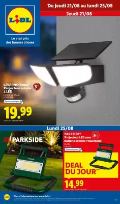 Catalogue Lidl (valable jusqu'au 25-08)