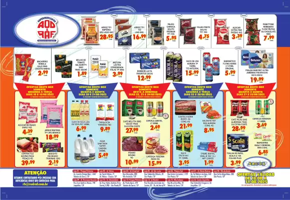 Catálogo Supermercados Rod e Raf (válido até 31-08)