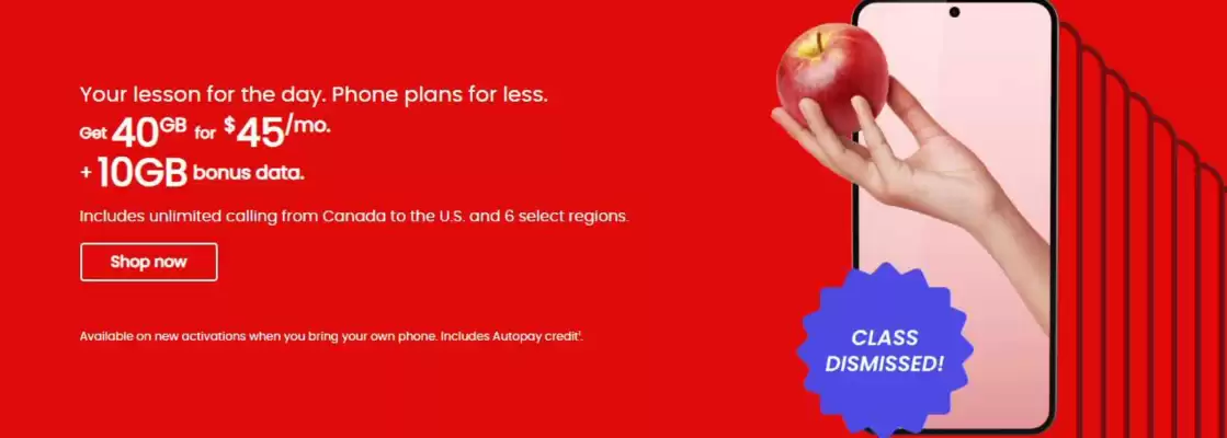 Virgin Mobile flyer (valid until 31-08)