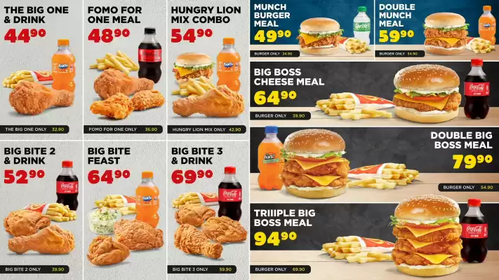 Hungry Lion catalogue (valid until 31-08)