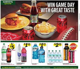 Harveys Supermarkets Weekly Ad Page 1