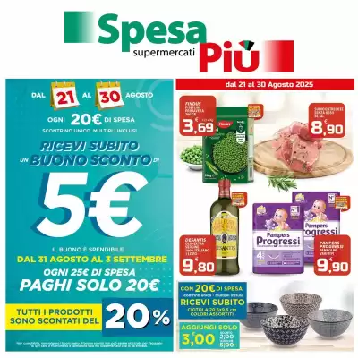Volantino SpesaPiù Supermercati (valido fino al 30-08)