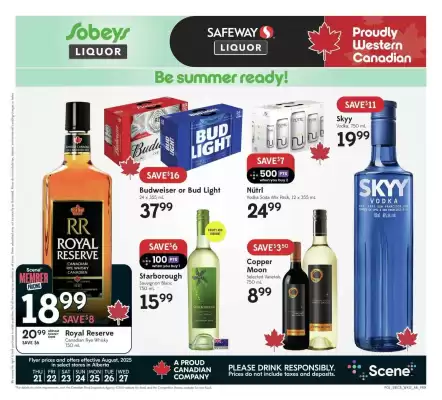 Safeway Liquor flyer (valid until 28-08)