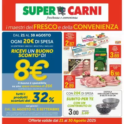 Volantino Super Carni (valido fino al 30-08)