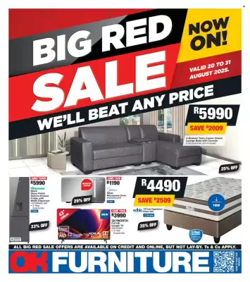 OK Furniture catalogue (valid until 31-08)