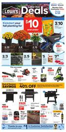Lowe's Weekly Ad Page 1