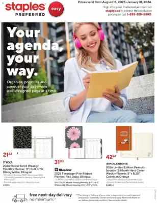 Staples flyer