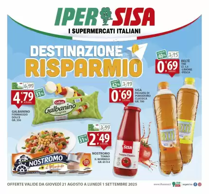Volantino IperSisa (valido fino al 1-09)