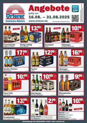 Sobi Getränkemarkt Prospekt (gültig bis 31-08)
