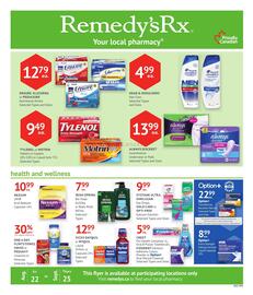 Remedy's RX flyer week 34 Page 1