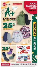 The Bargain Shop flyer week 34 Page 1