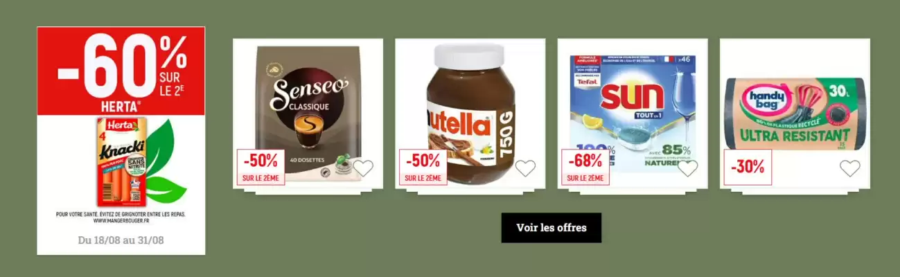 Catalogue Casino Supermarchés (valable jusqu'au 31-08)