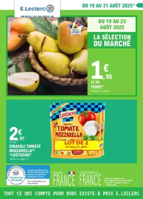 Catalogue E.Leclerc Drive (valable jusqu'au 30-08)