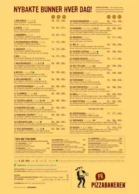 Pizzabakeren kundeavis (gyldig til 31-12)