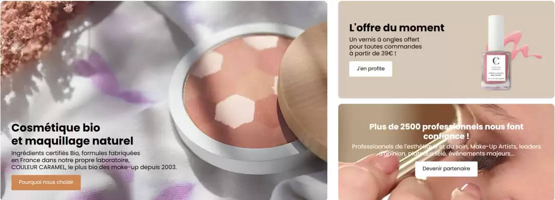 Catalogue Couleur Caramel (valable jusqu'au 31-08)