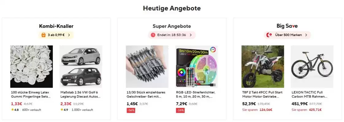 AliExpress Flugblatt (gültig bis 25-08)