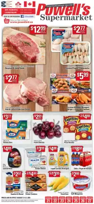 Powell's Supermarket flyer (valid until 27-08)