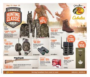 Cabela's flyer week 34 Page 1