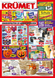 Krümet Sonderposten Prospekt woche 35 Seite 1