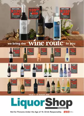 Checkers Liquor Shop catalogue (valid until 31-08)