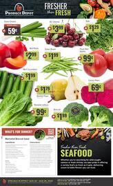 Produce Depot flyer week 34 Page 1
