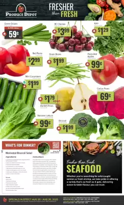 Produce Depot flyer (valid until 26-08)