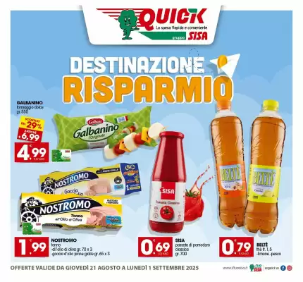 Volantino Quick Sisa (valido fino al 1-09)