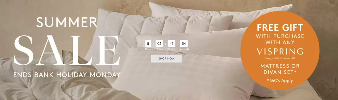 And So To Bed leaflet (valid until 25-08)