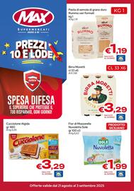 Volantino MAX Supermercati Pagina 1